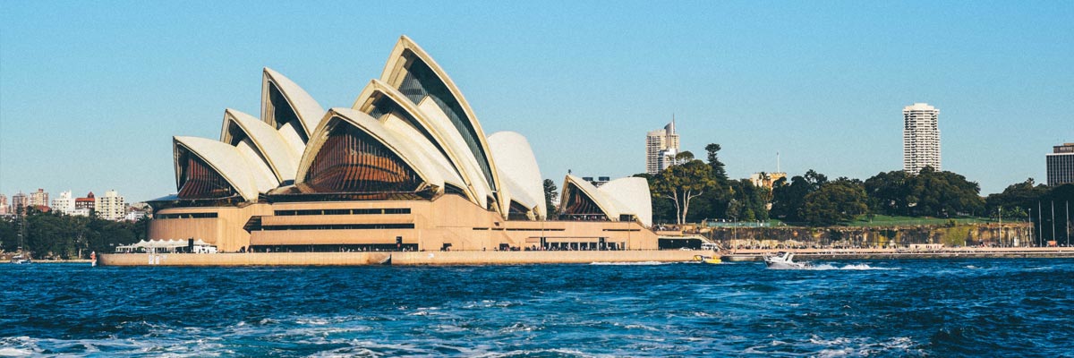 Sydney Opera Haus am Wasser